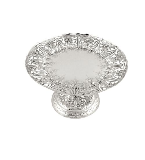 fig 1. Antique Victorian Sterling Silver Tazza / Comport 1896