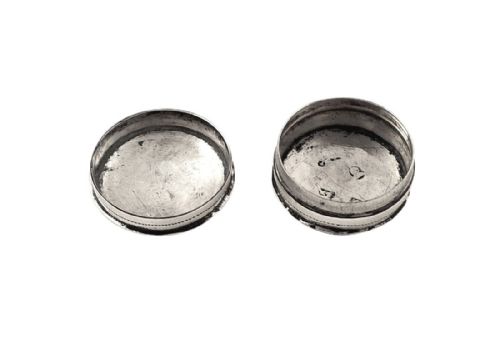 fig 1. Antique Georgian Sterling Silver Patch Box 1803