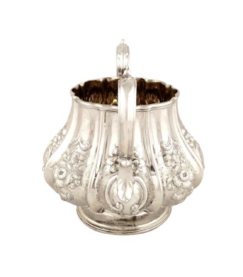 fig 1. Antique Victorian Sterling Silver 2 Handle Bowl 1853