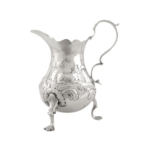 Antique Georgian Sterling Silver Jug 1763