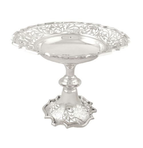 Antique Sterling Silver Tazza / Comport / Dish 1911