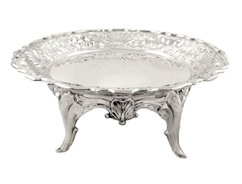 fig 1. Antique Sterling Silver Walker & Hall 10
