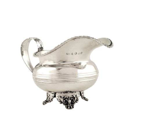 Antique Georgian Sterling Silver Jug 1828