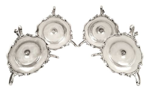 fig 1. Set of 4 Antique Edwardian Sterling Silver Dishes 1907
