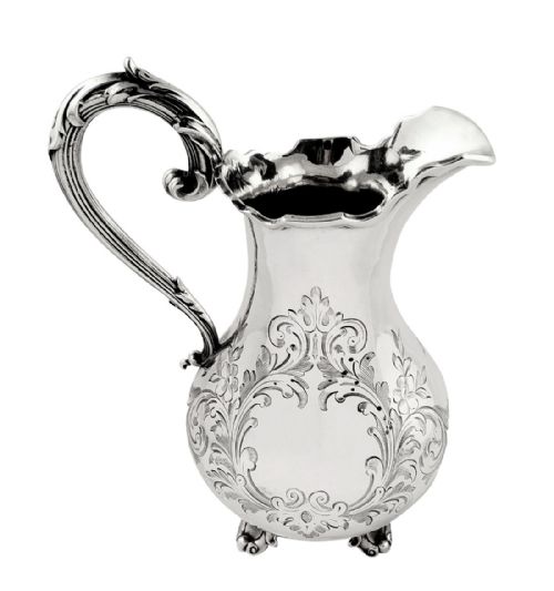fig 1. Antique Victorian Sterling Silver Jug 1853