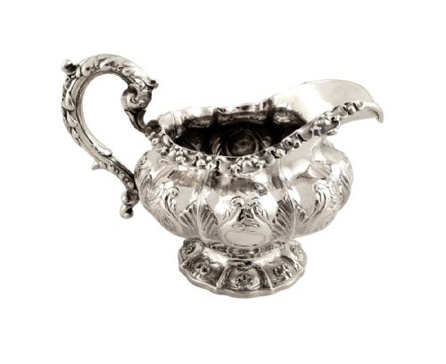Antique William IV Sterling Silver Jug 1836 - Joseph Angell L and John Angell L