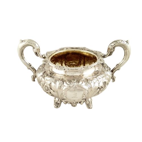 Antique Victorian Irish Sterling Silver Bowl - Dublin 1853
