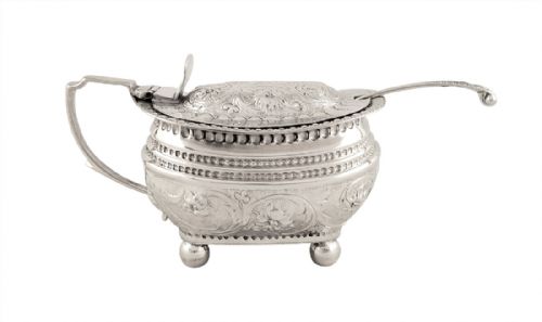Antique Georgian Sterling Silver Mustard 1816