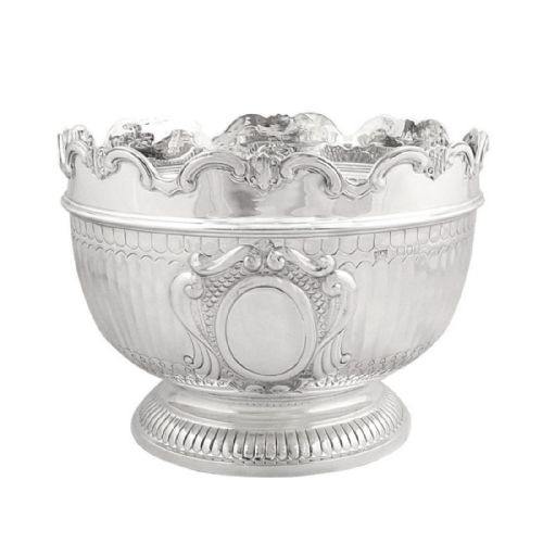 Antqiue Edwardian Sterling Silver Presentation Bowl - Mappin & Webb 1905
