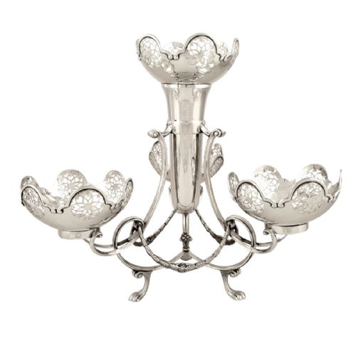 Antique Sterling Silver Epergne / Vase 1911