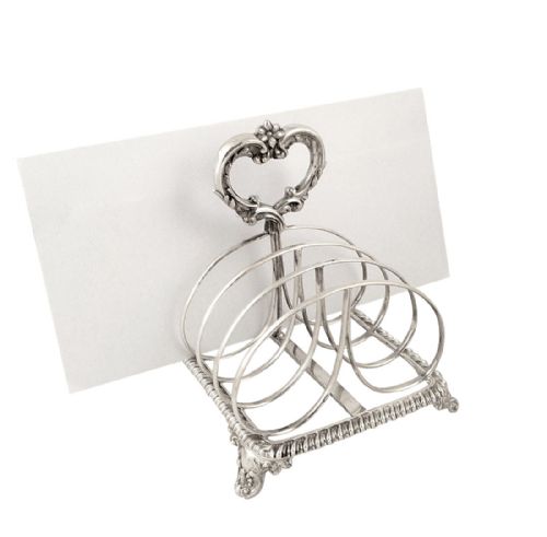 fig 1. Antique William IV Sterling Silver Toastrack / Letter Rack 1835