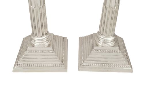 fig 1. Pair of Antique Sterling Silver 11