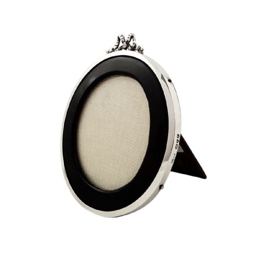 Antique Victorian Sterling Silver & Tortoiseshell Photo Frame 1895