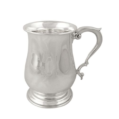 Antique Sterling Silver Pint Mug / Tankard