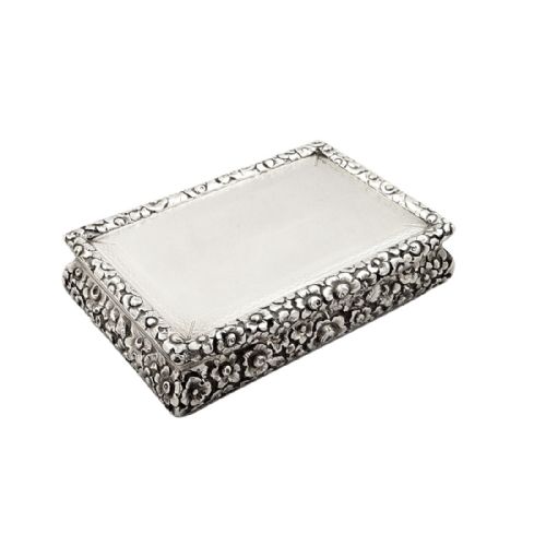 Antique George IV Sterling Silver Snuff Box 1825