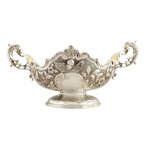 Stunning Antique Edwardian Sterling Silver Presentation Centrepiece Bowl 1901