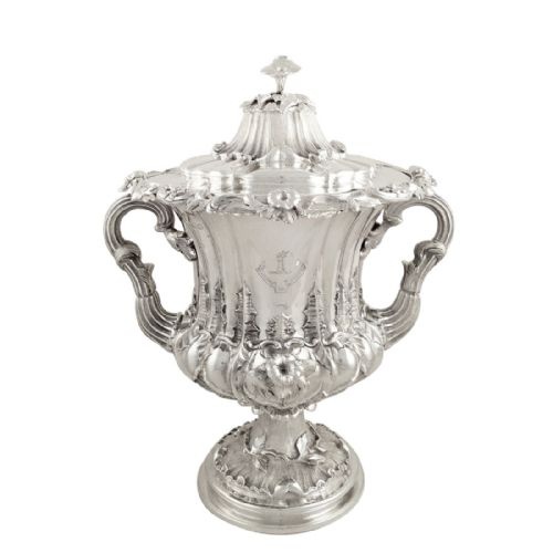 Superb Antique William IV Sterling Silver Presentation Cup & Cover 1833