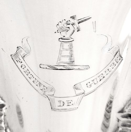 fig 1. Superb Antique William IV Sterling Silver Presentation Cup & Cover 1833