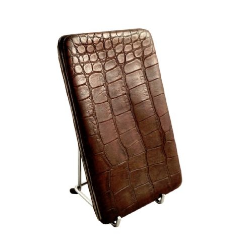 Antique Genuine Crocodile Leather Wallet / Card Case C1900