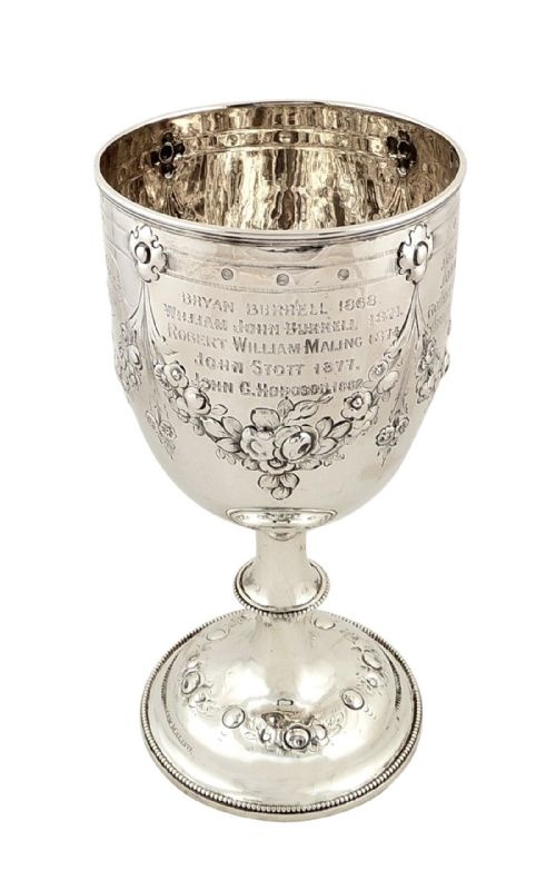 fig 1. Antique Victorian Sterling Silver Trophy / Cup 1867 - Glendale Pigeon Club