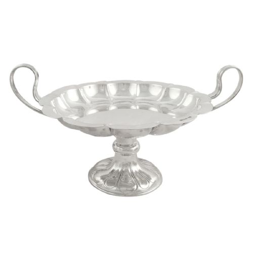 Antique Edwardian Sterling Silver 8" Tazza / Dish 1905
