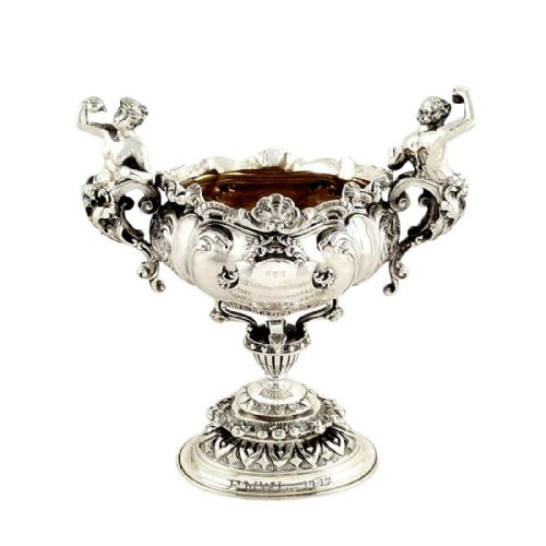 Rare Antique Victorian Sterling Silver Salt - 1893 - The Salters Company