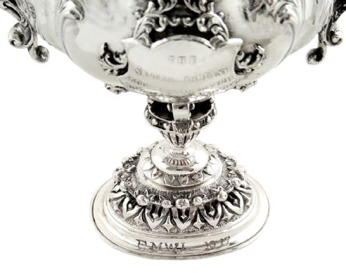 fig 1. Rare Antique Victorian Sterling Silver Salt - 1893 - The Salters Company