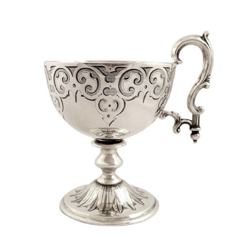 Antique Victorian Sterling Silver Cup 1852