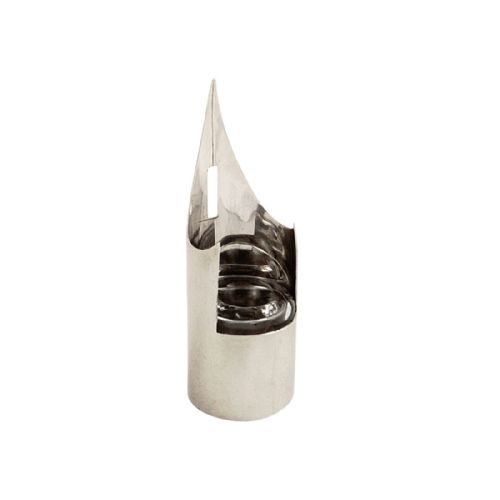 Antique Edwardian Sterling Silver 'Fountain Pen Nib' Inkwell 1901