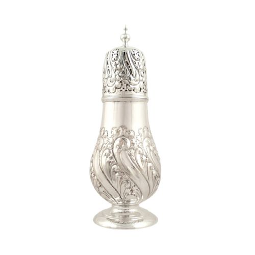Antique Victorian Sterling Silver Sugar Shaker / Caster 1895