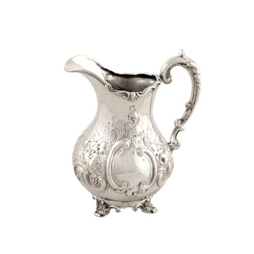 Antique Victorian Sterling Silver Jug 1872