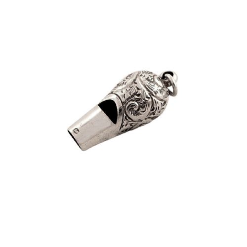 Antique Victorian Sterling Silver Whistle 1900