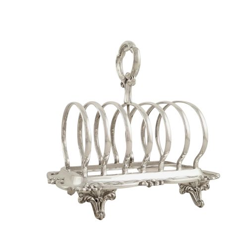 Antique Sterling Silver Mappin & Webb Toastrack / Letter Rack 1913
