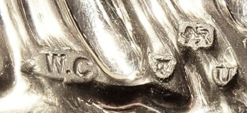 fig 1. Antique Victorian Sterling Silver 'Heart' Photo Frame 1895