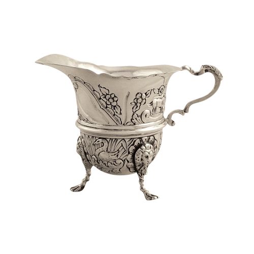 Antique Sterling Silver 'Animals' Jug 1923