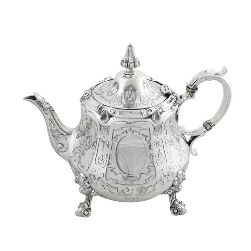 Antique Victorian Sterling Silver Teapot 1861