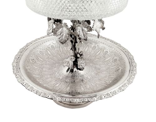 fig 2. Antique Victorian Sterling Silver & Cut Glass 21