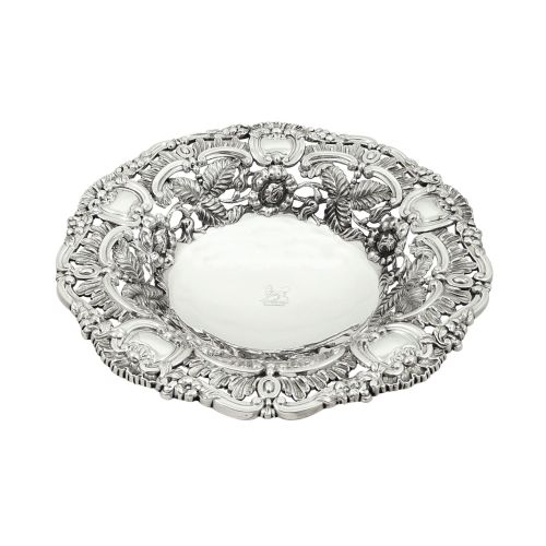 Antique George IV Sterling Silver 10" Bowl / Dish 1821