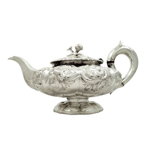Antique George IV Sterling Silver Teapot 1823