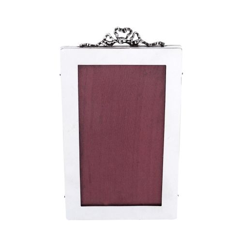 Antique Sterling Silver 'Bow / Ribbon ' Photo Frame 1926