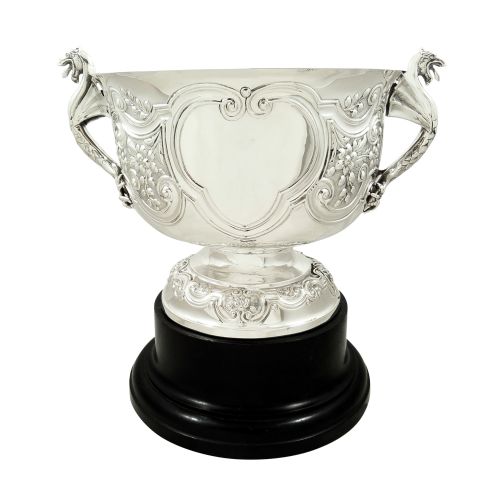 Antique Edwardian Sterling Silver 10" Trophy with Dragon Handles 1908