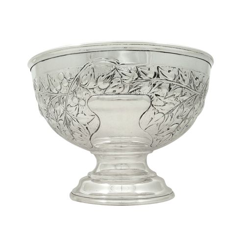 Antique Edwardian Sterling Silver 7" Bowl 1909