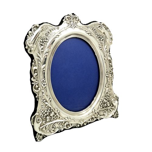 Antique Sterling Silver 8" Photo Frame 1901