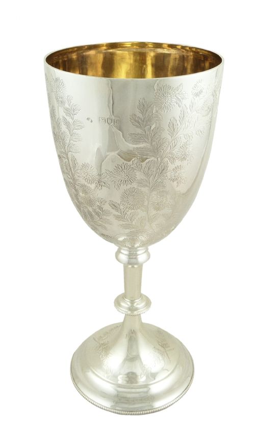 fig 1. Huge Antique Victorian Sterling Silver 12