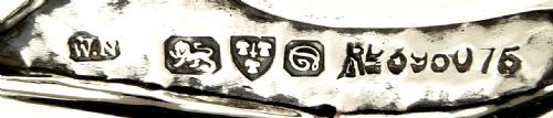 fig 1. Antique Art Nouveau Sterling Silver 9