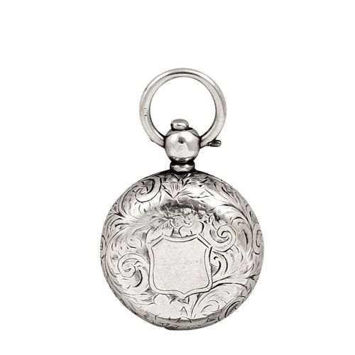 Antique Edwardian Sterling Silver Sovereign Case 1908
