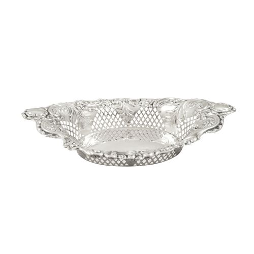 Antique Victorian Sterling Silver Dish 1898