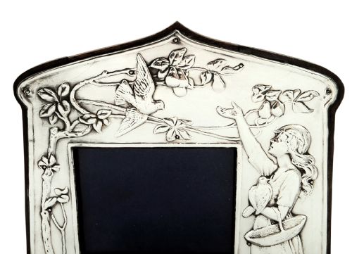 fig 1. Antique Art Nouveau Sterling Silver 10