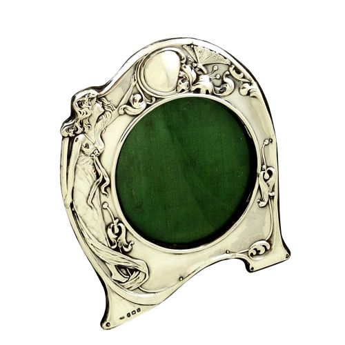 Antique Edwardian Art Nouveau Style Photo Frame 1909