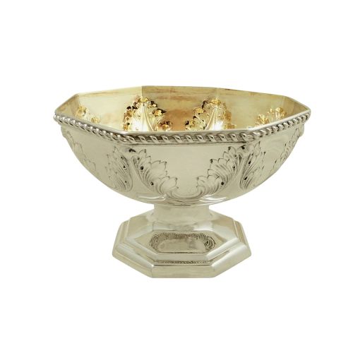 Antique Sterling Silver 7" Octagonal Bowl 1911